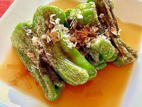 種もヘタもうまい!ピーマン丸ごと焼き